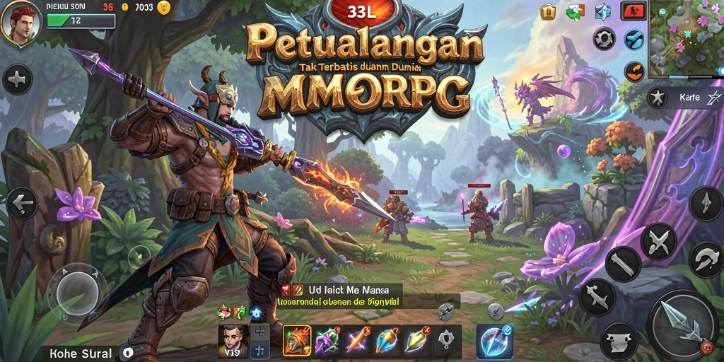 Gameplay seru dan interaktif dari 33L dalam petualangan MMORPG.