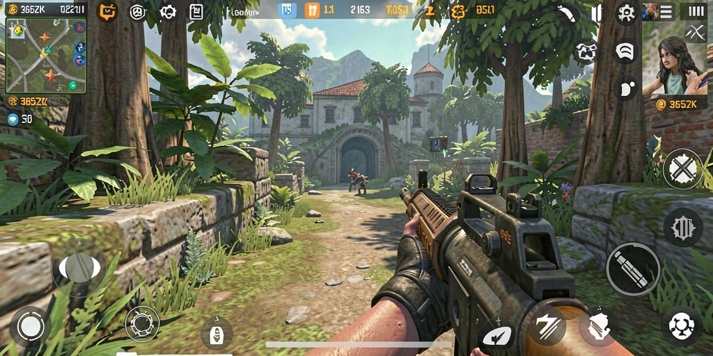 Tampilan gameplay seru dan menegangkan dalam 365ZK.