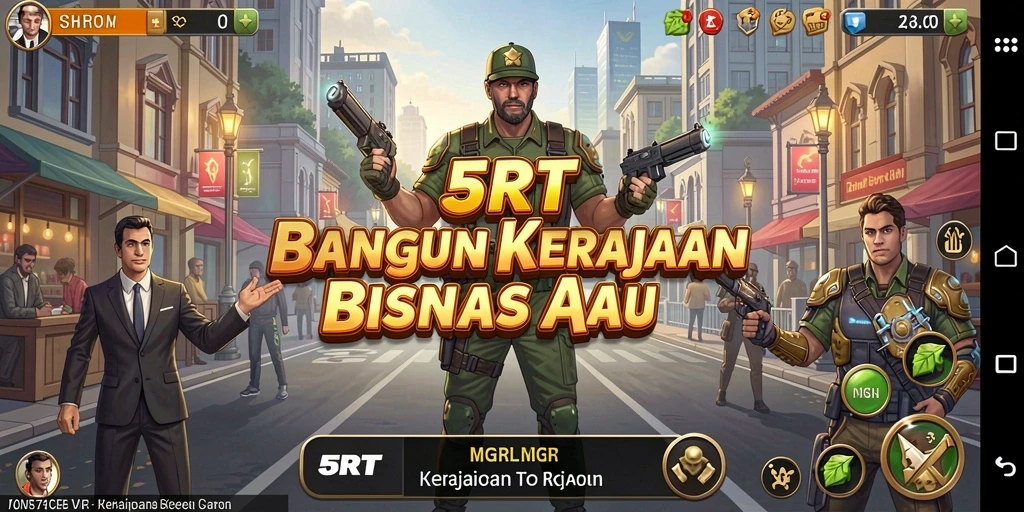 Tampilan gameplay 5RT yang menarik dan interaktif.