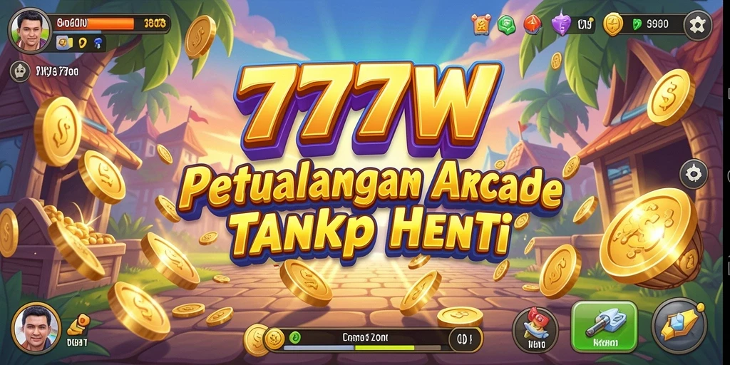 Screenshot gameplay seru dari 7777W yang penuh tantangan.