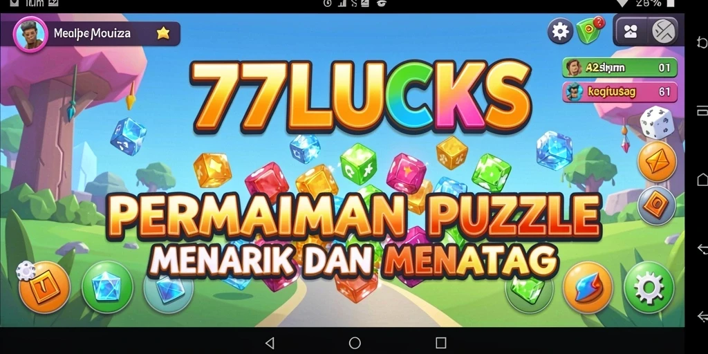 Tampilan menarik dari gameplay 77LUCKS yang penuh teka-teki.