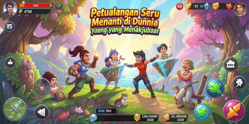 Gameplay menakjubkan dalam dunia petualangan seru di 8768.