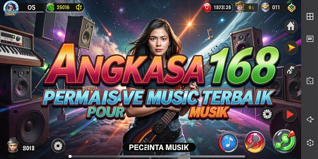 Tampilan gameplay seru dari ANGKASA168 yang penuh tantangan musik.