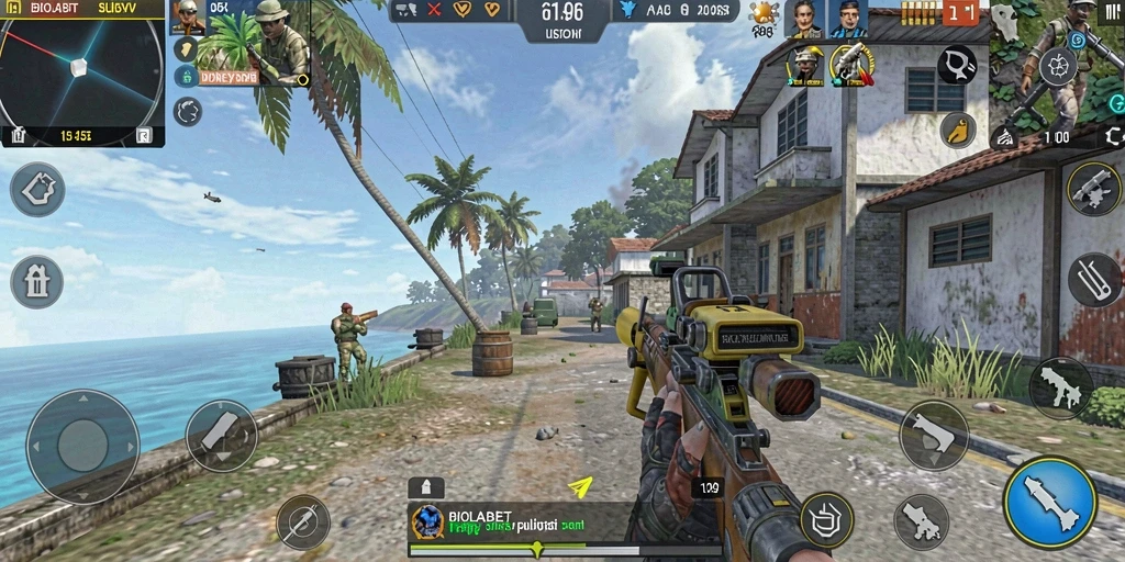 Screenshot utama BIOLABET dengan tampilan antarmuka pengguna yang menarik.
