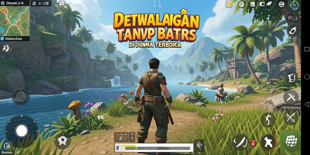 Tampilan gameplay DEWALIN yang menakjubkan di dunia terbuka.