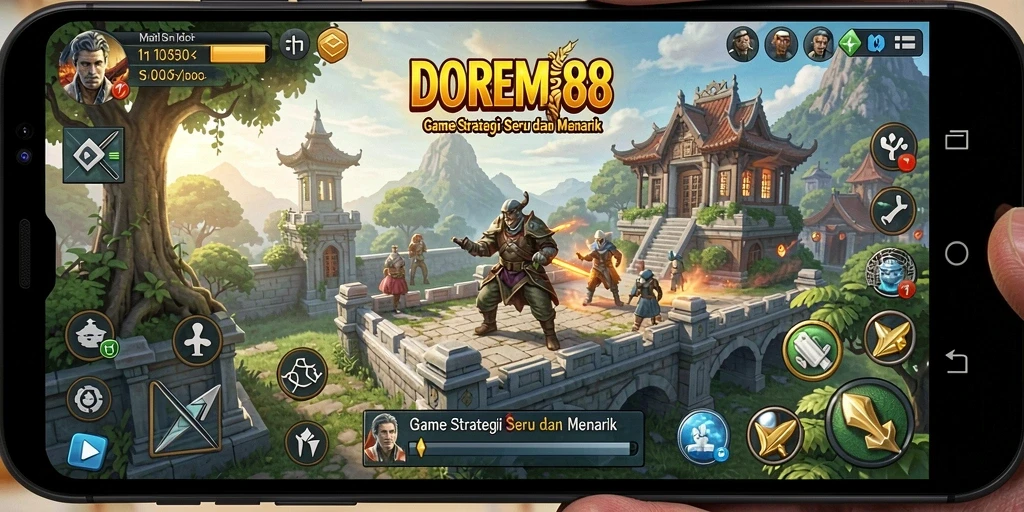 Tampilan gameplay DOREMI88 yang seru dan menarik.
