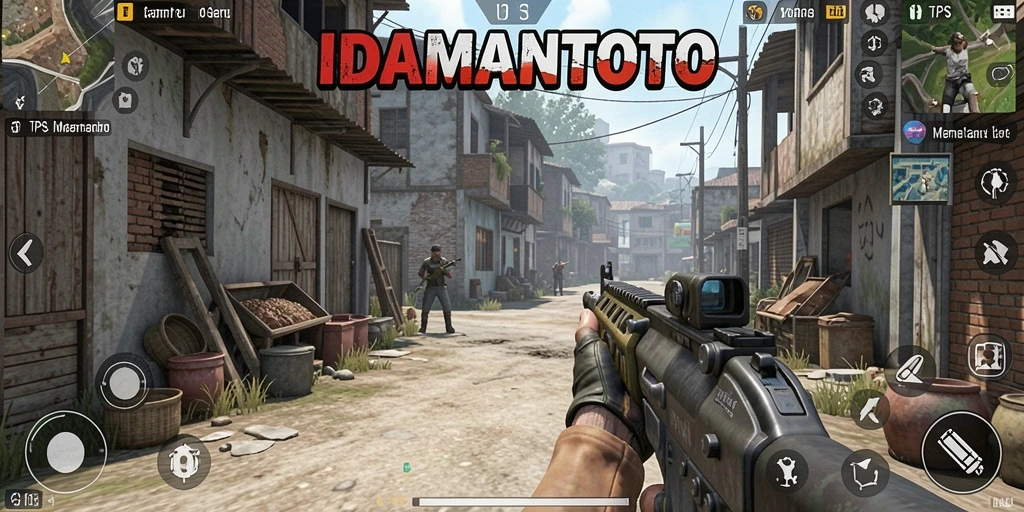 Screenshot gameplay seru IDAMANTOTO menampilkan aksi pertempuran yang mendebarkan.