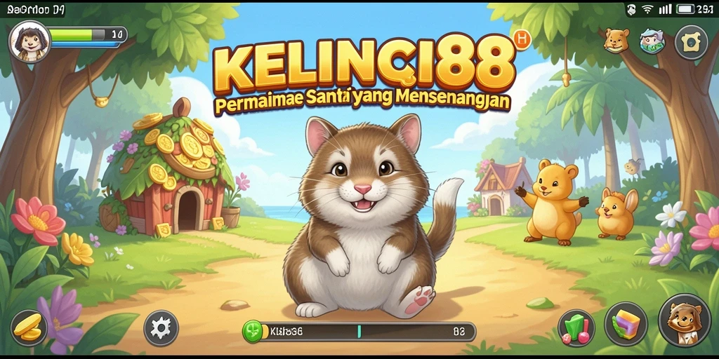 Screenshot KELINCI88 menunjukkan gameplay yang penuh warna dan seru.