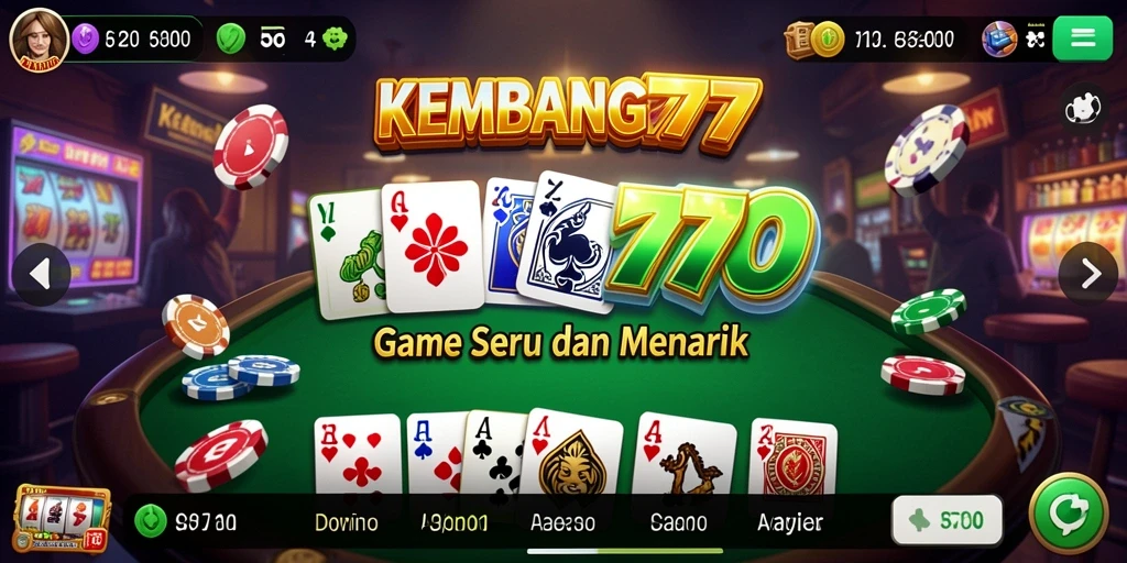 Tampilan gameplay seru dari KEMBANG777 dengan efek visual menarik.