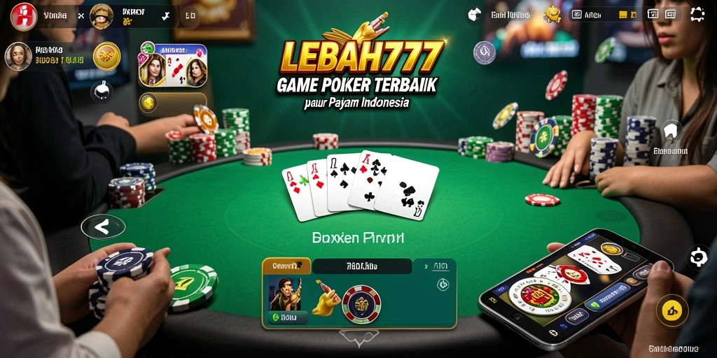 Tampilan gameplay seru di LEBAH777, nikmati permainan Poker.