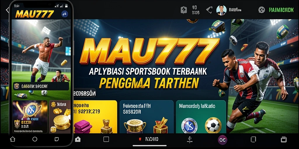 Tampilan permainan taruhan olahraga yang dinamis di MAU777.