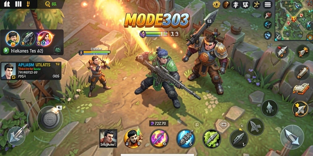 Tampilan antarmuka MODE303 yang intuitif dan praktis.