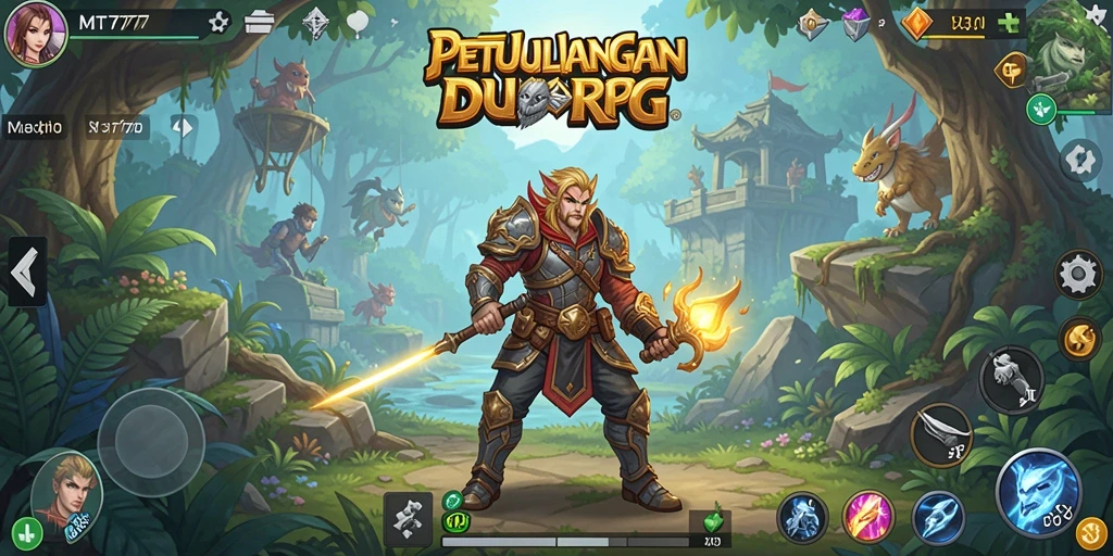 Gameplay seru RPG di dunia fantasi yang luas.