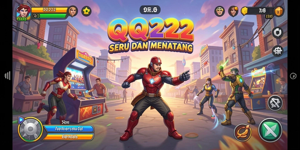 Screenshot gameplay QQ222 menampilkan aksi seru dan tantangan arcade.