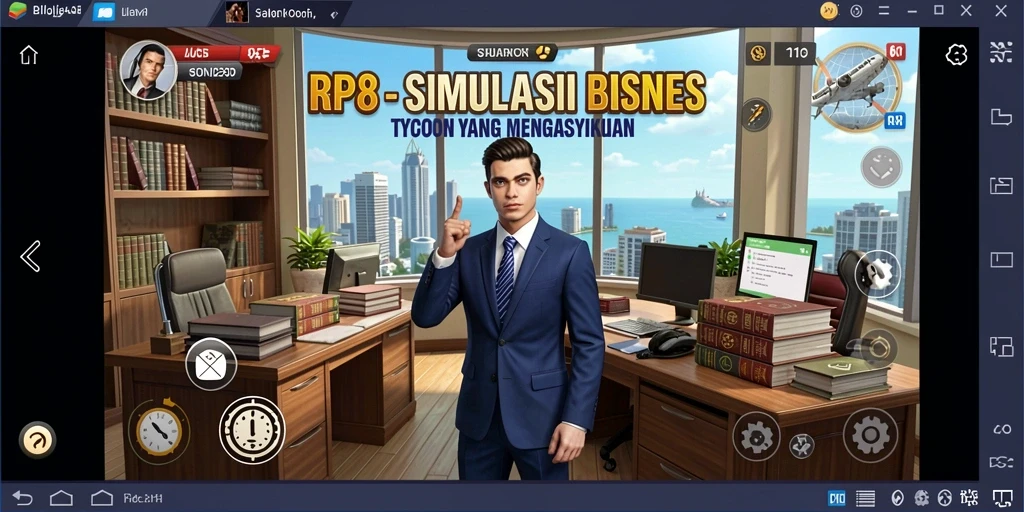 Tampilan gameplay Tycoon yang menarik dan mendebarkan.