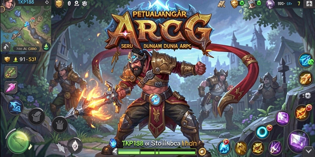 Tampilan gameplay mendebarkan di dunia ARPG TKP188.